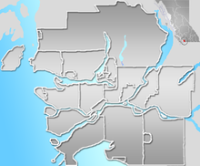 Derwent Way Bridge is located in Vancouver