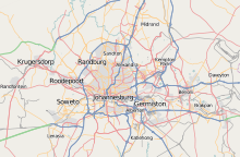 JNB is located in Greater Johannesburg