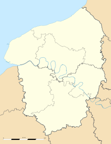 Cuverville-sur-Yères is located in Upper Normandy