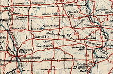 When the U.S. Highway System was created in 1926, it followed a grid pattern which linked population centers. As a result, many highways were spaced far apart.
