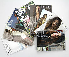 Previous MiMi lookbook covers.