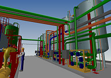 The MPDS4 Engineering Review Module allows design engineers to conduct virtual walk-throughs of a plant, factory or installation