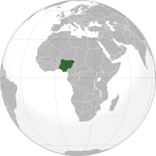 Nigeria (orthographic projection).svg