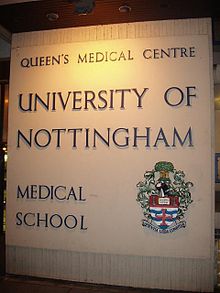 Nottingham University Medical School sign.JPG