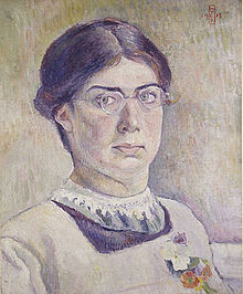 Self-portrait of Orovida Pissarro