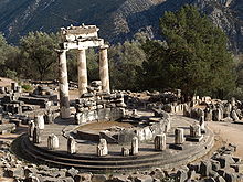 The Tholos temple, sanctuary of Athena Pronaia