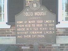 Todd House Lexington kentucky marker.jpg