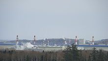 A large aluminium smelter.