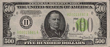 Series 1934 $500 bill, Obverse