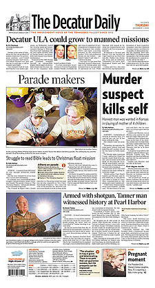 The Decatur Daily front page.jpg