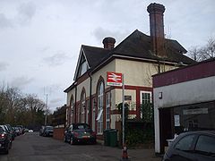 Chipstead station west entrance and old building.JPG