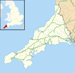 Chacewater is located in Cornwall