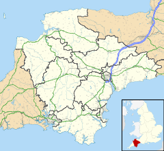 Meldon is located in Devon