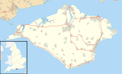 Newbridge is located in Isle of Wight