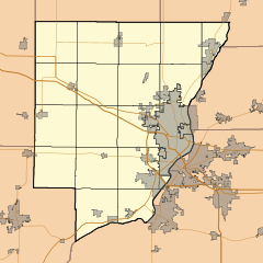 North Side Historic District (Peoria, Illinois) is located in Peoria County