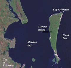 Moreton Bay - Some features in north of the bay