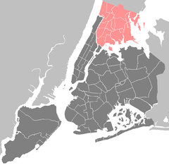 Clason Point, Bronx is located in Bronx