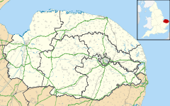 Binham is located in Norfolk