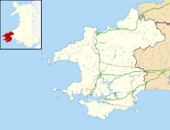 St David's or St Davids is located in Pembrokeshire