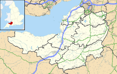 Aller is located in Somerset