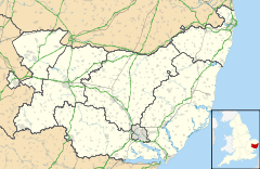 Combs is located in Suffolk