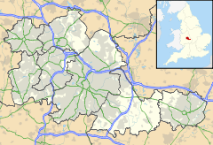 Dovecotes is located in West Midlands (county)