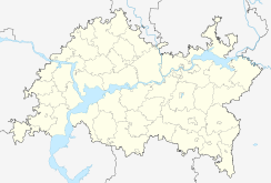 Kazan is located in Tatarstan