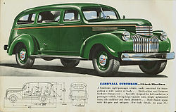 1941 Chevrolet Carryall Suburban advertisement