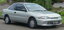 1995–1996 Mitsubishi Lancer (CC) GLXi coupe (Australia)
