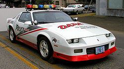 Third-generation Camaro with B4C police package.