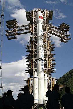 Prior to the launch of Tianlian I-01 aboard a Long March 3C at Xichang Satellite Launch Center
