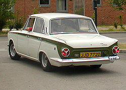 1966 Ford Cortina Mark I in GT trim, with Lotus Cortina-like side stripe