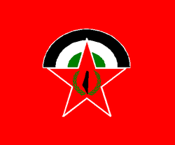 DFLP Party logo and flag