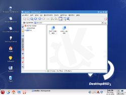 Screenshot of DesktopBSD