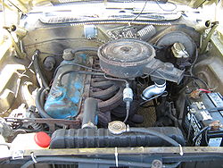 Slant-6 engine in 1971 Dodge Challenger