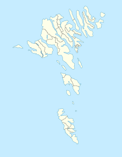 Miðvágur is located in Denmark Faroe Islands