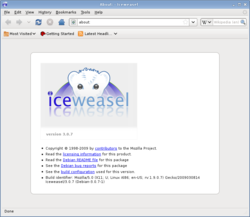 Iceweasel on Debian squeeze