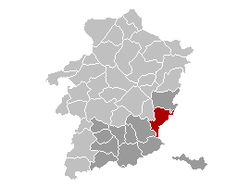 Lanaken Limburg Belgium Map.png