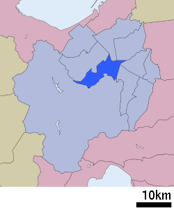 Location of Chūō-ku in Sapporo