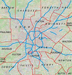 Alpharetta is located in Metro Atlanta
