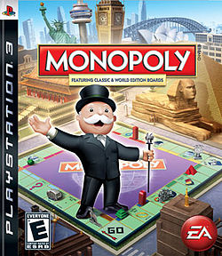 An example of a cover from a Monopoly video game