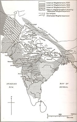 Timeline of Mughal State 1526-1707
