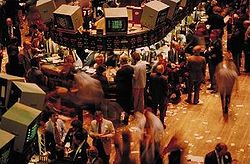 The New York Stock Exchange floor