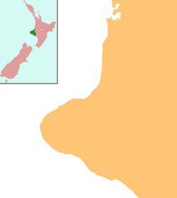 Oakura is located in Taranaki Region