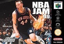 NBA Jam '99 box art.