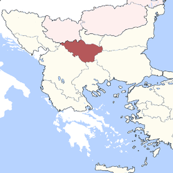 Location of Niš Eyalet