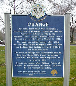 Orange CT historic marker.jpg