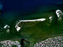 Satellite image of Schiermonnikoog