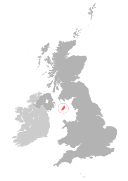 Location of  Isle of Man  (Red)