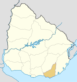 Maldonado Department is located in Uruguay